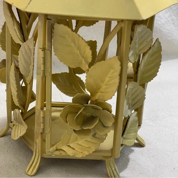 Pagoda Patio Deck Garden Candle Holder Lantern Flowers Roses In/outdoors metal - Picture 10 of 11